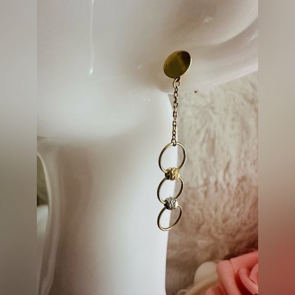 Dangling Earrings💛 Real 18 Karat Solid Gold Jewelry 💛